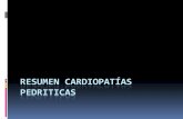 Resumen cardiopatías pedriticas