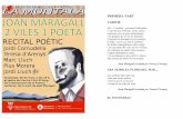 Joan Maragall 2 viles 1 poeta