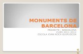 Monuments de barcelona