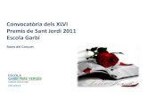Convocatòria XLVI Concurs de Sant Jordi 2011