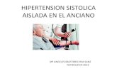 Hipertension sistolica aislada en el anciano