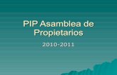 Pip Asamblea 2010 2011