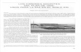 Los cañones gigantes del plan de 1926