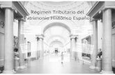 Patrimonio Histórico Español, Régimen Fiscal