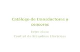 Catálogo de transductores y sensores