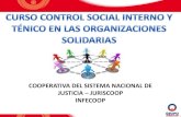 Curso Control Social Interno y Técnico en las Organizaciones Solidarias