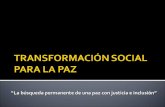 Transformación social Honduras