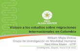 Estudios migratorios y maestria en colombia 2011