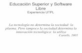 Educación Superior y Software Libre