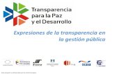 Modulo 4 1 expresiones de la transparencia en la gestion publica
