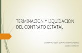 Expo terminacion y liquidacion del contrato estatal [autoguardado]