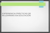 Experiencia m learning