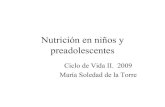 NutricióN en Niños Y Preadolescentes