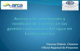 Acceso a la información y rendición de cuentas en las gestión comunitaria del agua en Centroamérica
