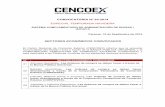 Convocatoria Sicad-Cencoex-Nro25