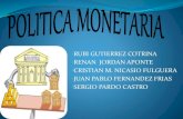 POLÍTICA MONETARIA DE BOLIVIA
