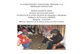 Conocimiento indigena en la legislacion panameña