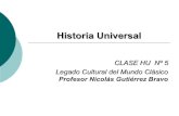 Historia universal clase nº 5