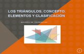Los triángulos, concepto, elementos y clasificación