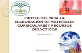 Elaboracion de materiales curriculares y recursos didácticos