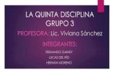La Quinta Disciplina. Grupo 3.