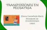 Transfusiones en pediatria