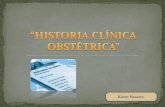Historia clínica obstétrica