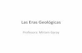 Las eras geológicas