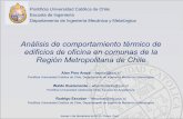 Análisis de comportamiento térmico de edificios de oficina en comunas de la Región Metropolitana de Chile