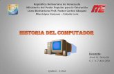 Presentacion sobre la historia del computador