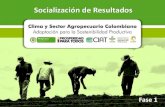 Clima y Sector Agropecuario en Colombia: Evento Cierre 2014