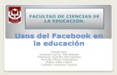Usos del facebook en la educación