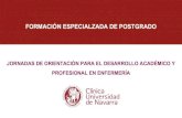Especialidades de Enfermería. Formación postgrado. Clínica Universidad de Navarra