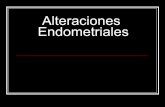 Alteraciones endometriales