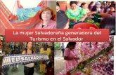 Mujer generadora de turismo salvadoreno