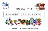 Unidad 2 -  Lingüística del texto