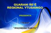 11 Guarani ñEe   Regional Ytusaingo   Tero  Primera Parte