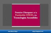 Tecnologías accesibles. premios discapnet.