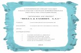 Informe de Constitución de Sociedad - Bella & Fashion SAC
