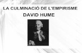 LA CULMINACIÓ DE L'EMPIRISME. DAVID HUME
