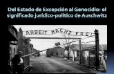 Del Estado de Excepción al Genocidio: el significado jurídico-político de Auschwitz