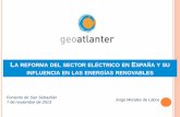 201311 Reforma Electrica y Renovables Fomento San Sebastian