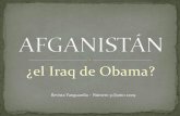 Afganistán: ¿El Iraq de Obama?