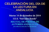 Celebración del Día de la Lectura en Andalucía