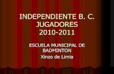 Independiente bc jugadores xinzo 2010 11.ppsxsi