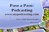 Paso a paso mypodcast morreducation