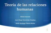 Teoría de las relaciones humanas (quinto grupo)