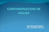 Contaminacion De Aguas