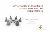 Optimització de recursos i desenvolupament de competències Ajuntament d'Alzira