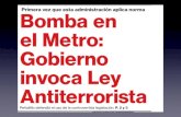 Ley antiterrorista chile